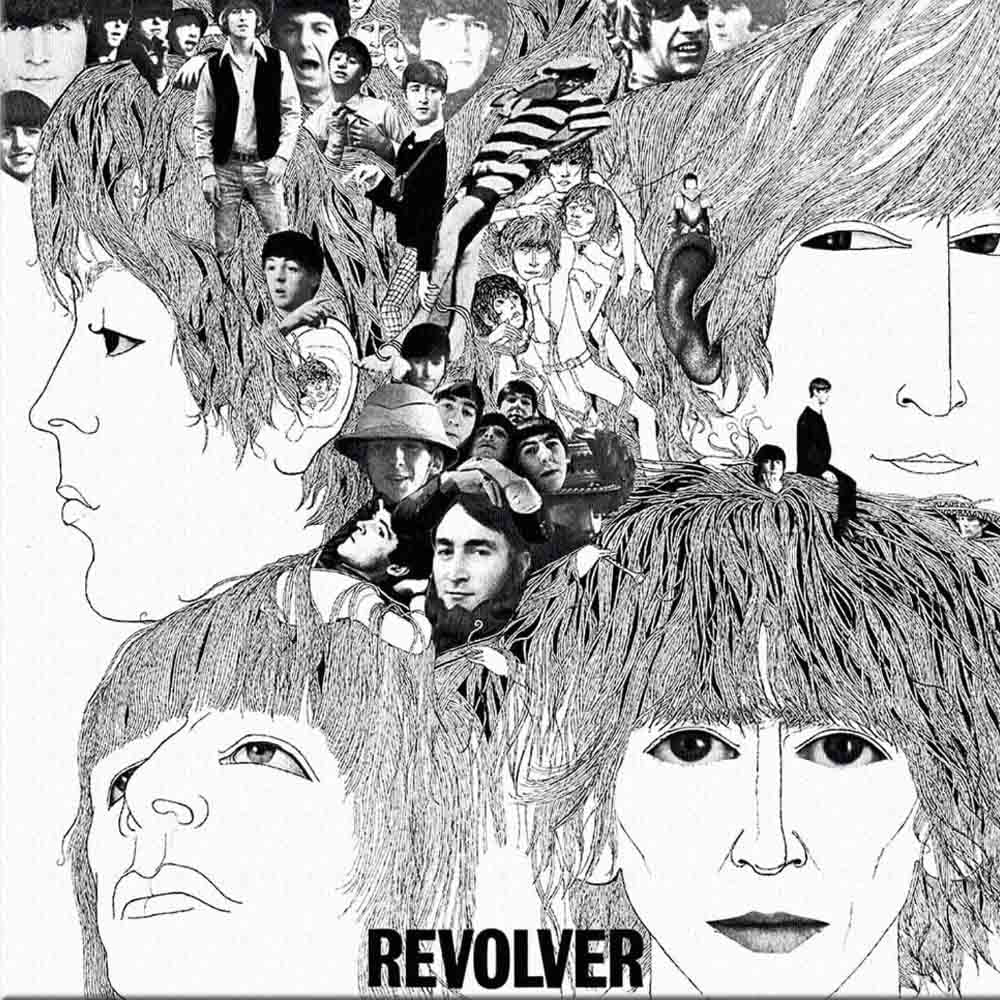 THE BEATLES - (来日 60周年 ) - REVOLVER / キャンバス・プリント木枠(40×40×3.8cm)